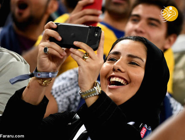 زنان عربستانی تماشاگر سوپرکاپ ایتالیا