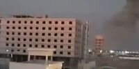 لحظه بمباران منطقه سیده زینب توسط جنگنده‌های اسرائیلی + فیلم