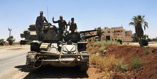 ورود نیروهای ارتش سوریه به مرکز شهر درعا