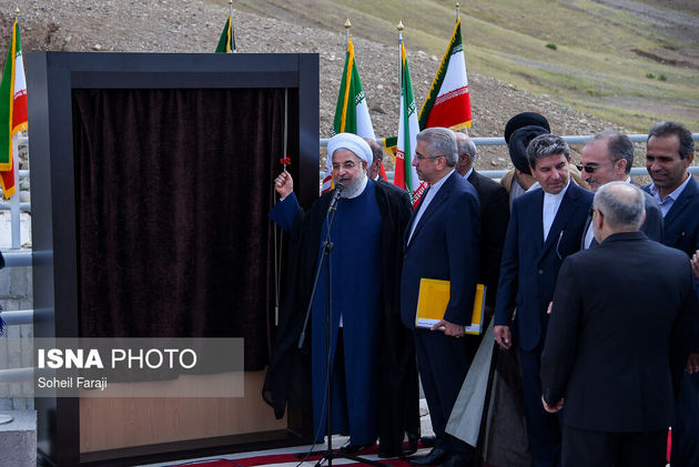 تصاویر سفر روحانی به آذربایجان غربی