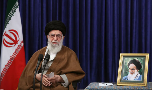 تصاویر حضور ویدئوکنفرانسی رهبری در جلسه ستاد ملی مبارزه با کرونا