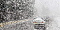 اولین برف پاییزی در تهران+عکس 