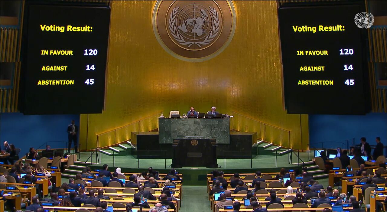 روایت نمایندگی ایران در سازمان ملل درباره رای مثبت به قطعنامه غزه/ رای منفی بازی در زمین اسرائیل بود