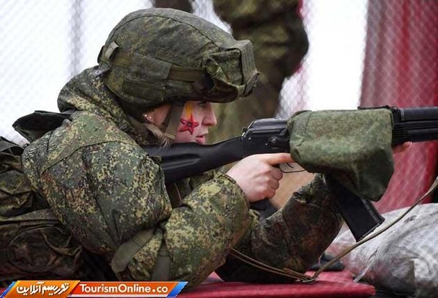 تصاویری از نظامیان زن در ارتش روسیه
