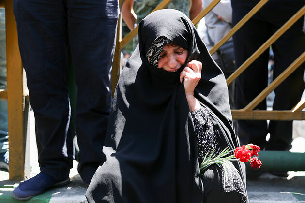 مراسم باشکوه تشییع پیکر شهدای حوادث تروریستی تهران