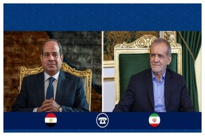قدردانی پزشکیان از مواضع مصر در قبال مسائل منطقه