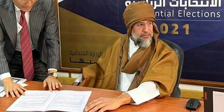 پسر قذافی برای شرکت در انتخابات ریاست‌جمهوری لیبی رد صلاحیت شد