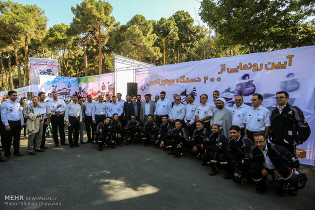 رونمایی از ۲۰۰ دستگاه «موتورلانس» در تهران