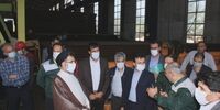 بازدید سرپرست اداره کل تعاون، کار و رفاه اجتماعی استان مرکزی از کارخانجات نورد و لوله صفا  