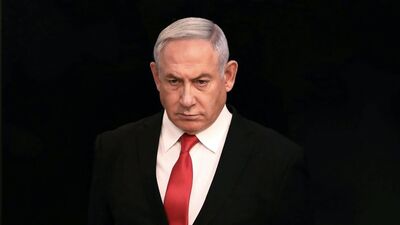 لرزرش دستان نتانیاهو در واکنش به حمله موشکی سپاه + فیلم