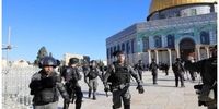 نظامیان اسرائیل نمازگزاران فلسطینی را از مسجد الاقصی بیرون کردند