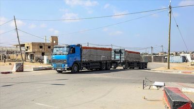 ورود کامیون‌های حامل کمک‌های بشردوستانه به شمال غزه