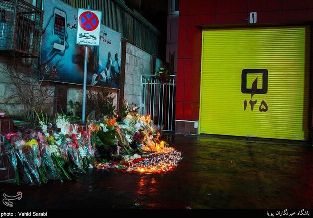 همدردی مردم با آتش نشانان حادثه پلاسکو