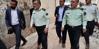 حضور سردار اشتری در منطقه سیل زده امام‌زاده داوود