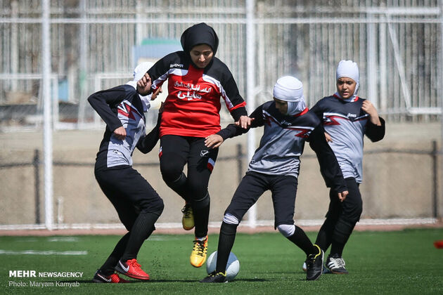 مراسم روز جهانی فوتبال زنان در ایران