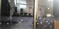 اصابت بمب خوشه ای به دفتر خبرگزاری جمهوری اسلامی در دمشق + عکس