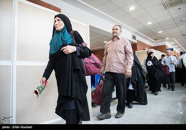 آئین بدرقه رسمی نخستین گروه از حجاج حج تمتع