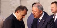 وزرای دفاع ترکیه و یونان دیدار کردند