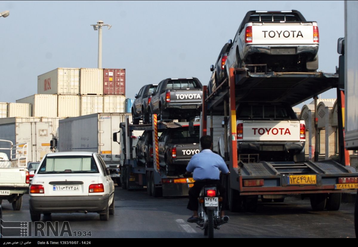 آب پاکی دولت روی دست واردکنندگان خودرو