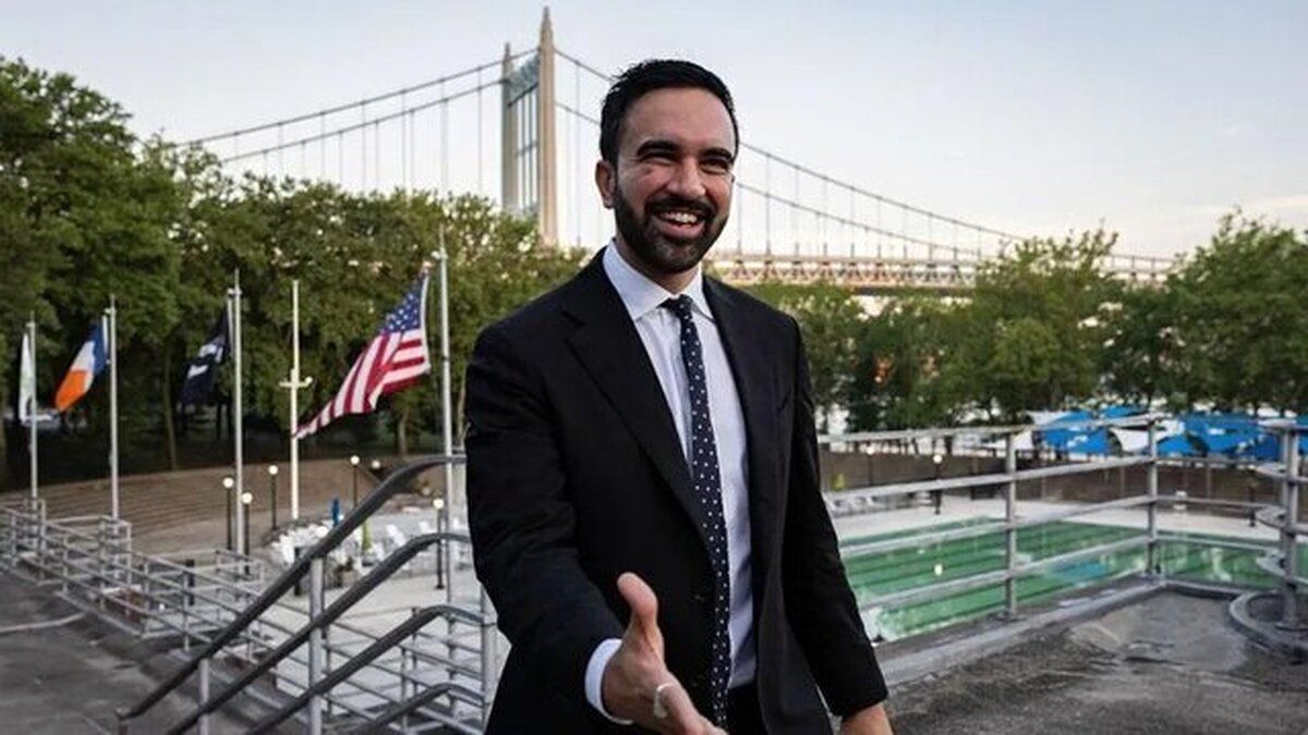 ورود زهران ممدانی به واشنگتن برای دیدار با ترامپ +فیلم