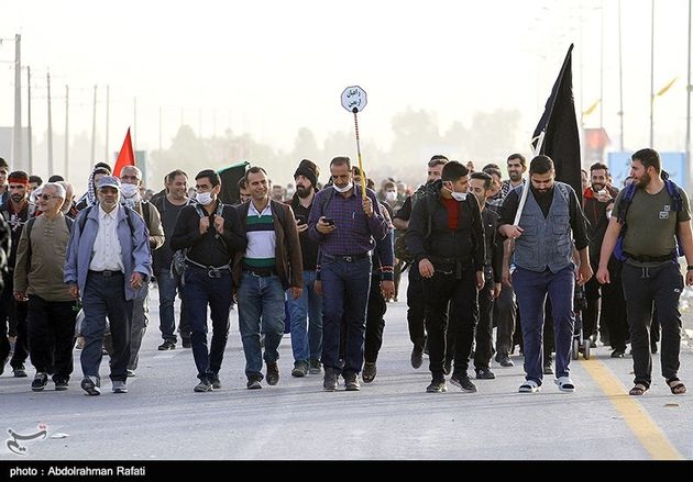 خروج زائران اربعین حسینی از مرز مهران