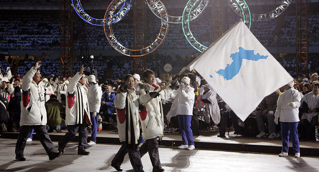 اتحاد دو کره زیر یک پرچم در مسابقات ورزشی 