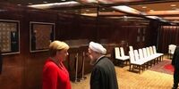 اولین دیدار روحانی ومرکل+عکس