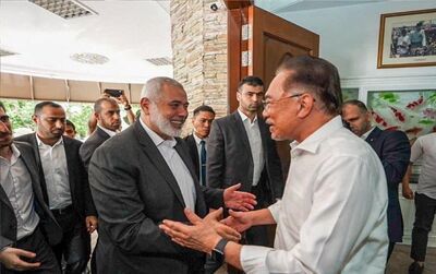 هنیه با نخست وزیر مالزی به گفتگو نشست / محور اصلی بحث چه بود؟