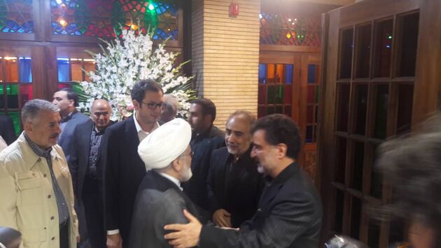 مراسم ترحیم پدر تاج‌زاده 