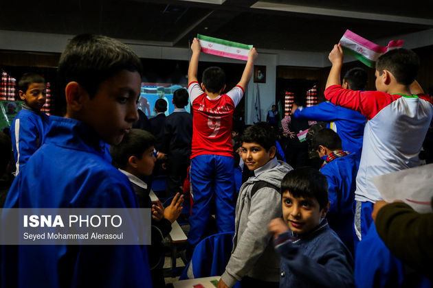 تماشای فینال آسیا در مدارس مشهد