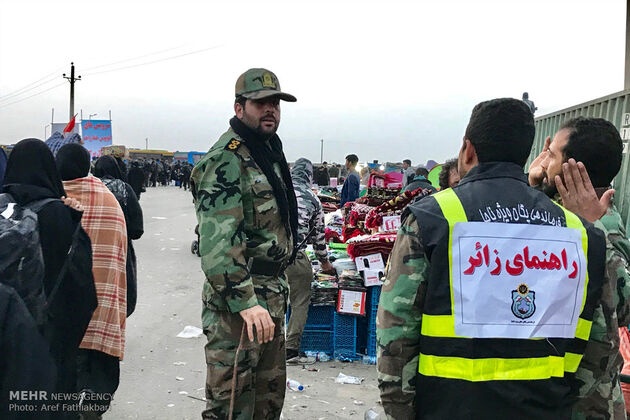بازگشت زائران اربعین حسینی از مرز مهران