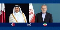 اولین تماس تلفنی پزشکیان با امیر قطر پس از حمله اسرائیل