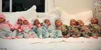 تصاویری زیبا  از ۹ نوزادی که سالم به دنیا آمده اند