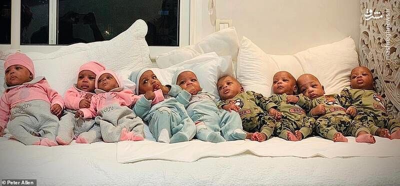 تصاویری زیبا  از ۹ نوزادی که سالم به دنیا آمده اند