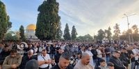 برگزاری نماز عید قربان در مسجدالقص + عکس