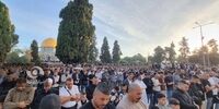 برگزاری نماز عید قربان در مسجدالقص + عکس