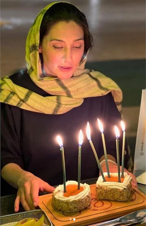 جشن تولد  جالب هدیه تهرانی+عکس


