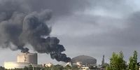 آتش‌سوزی گسترده در انبار نفت «لوهانسک»+ فیلم
