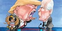 عکس تمسخرآمیز ترامپ از بایدن
