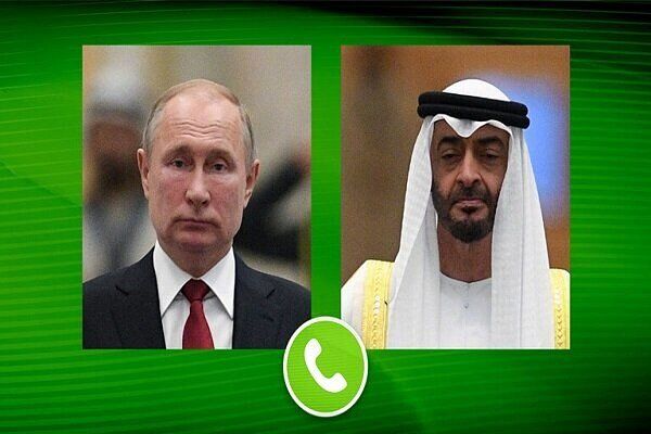 محور گفتگوی تلفنی«ولادیمیر پوتین» و «محمد بن زائد»