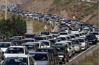توضیحات پلیس راهور درباره ترافیک سنگین جاده چالوس 