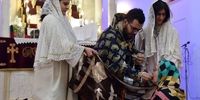 مراسم عید پاک در کلیسای «تارگمانچاتس»