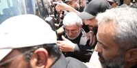 تصاویری از استقبال سردار قاآنی از پیکر رهبر شهید در فرودگاه مشهد