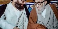حضور رهبر معظم انقلاب بر مزار پدرشان در حرم مطهر رضوی+عکس
