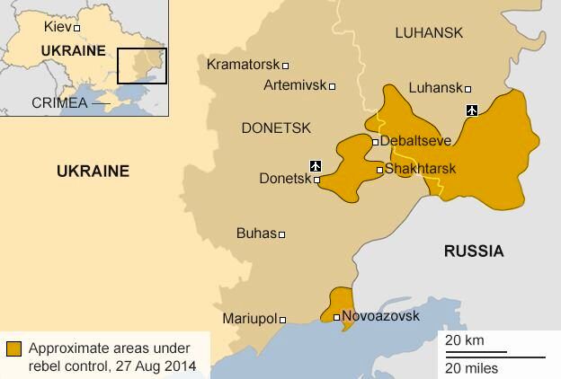 درخواست روسیه برای به رسمیت شناختن استقلال لوهانسک و دونتسک