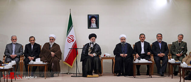 دیدار رئیس جمهور و اعضای هیات دولت دوازدهم با رهبر معظم انقلاب