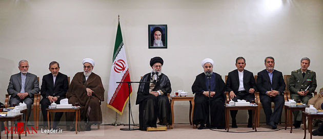 دیدار رئیس جمهور و اعضای هیات دولت دوازدهم با رهبر معظم انقلاب