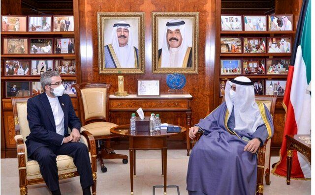محور گفتگوی باقری با وزیر امور خارجه کویت 