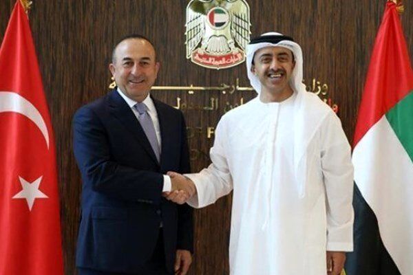 گفتگوی وزیران خارجه ترکیه و امارات بعد از 4سال