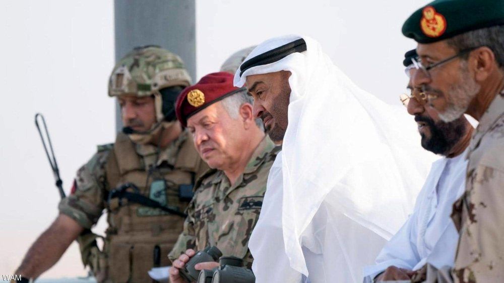 تمرینات نظامی مشترک امارات و اردن